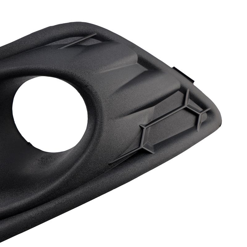 Artudatech 2PCS Matte Black Front Fog Light Lamp Cover Grille Fit for Ford Fiesta 2013-2017 C1BB15A298AA, C1BB15A299AA