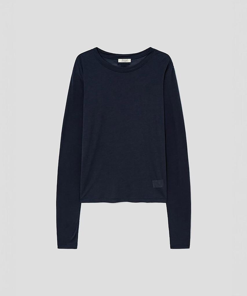 Anggae Sheer T-Shirt Navy