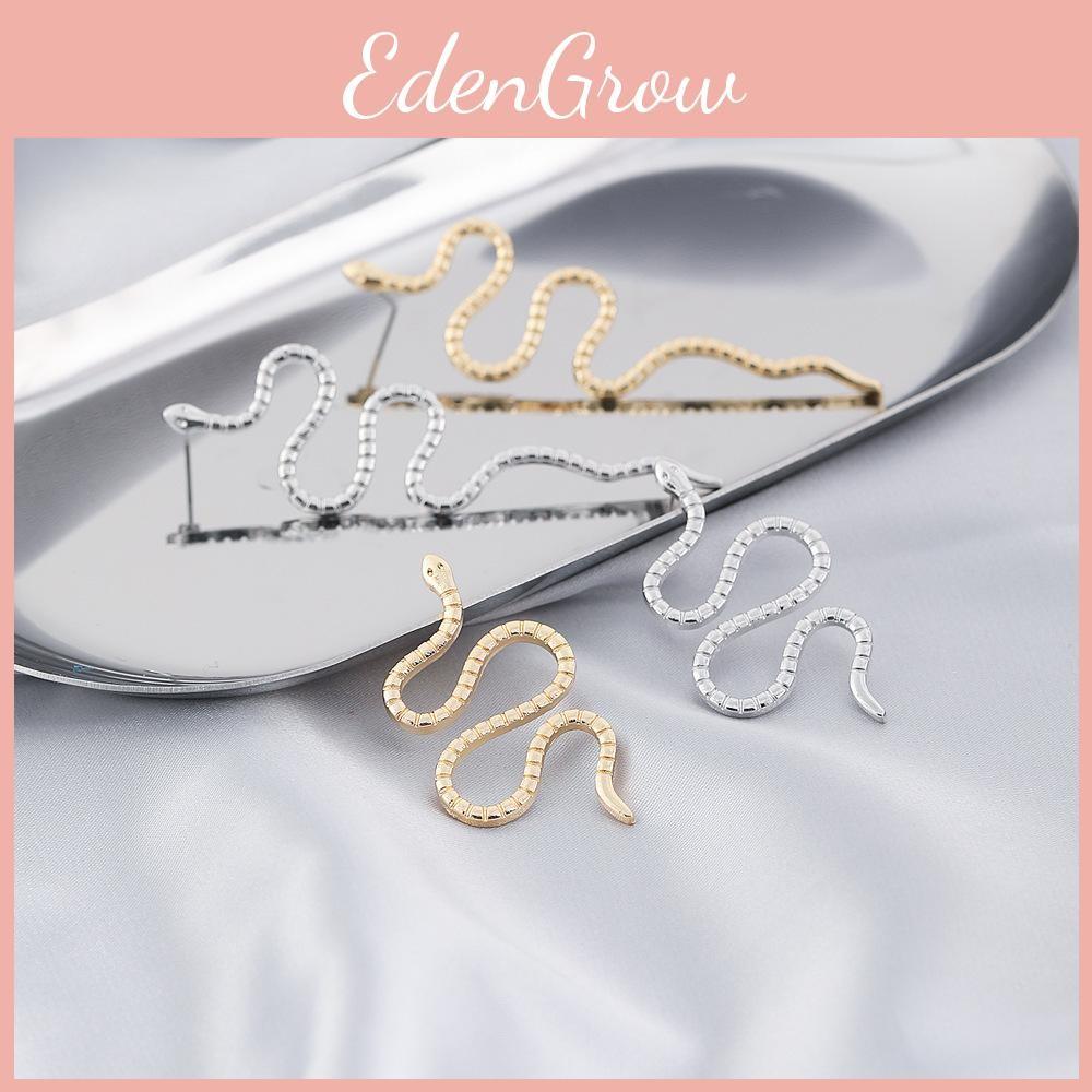 Exotic Snake Earrings Fashionable And Exaggerated Animal Shape Alloy Ear Jewelry