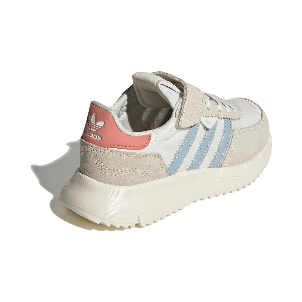Adidas Originals Retropy F2 Fabric Comfortable Sports Durable Low-Top Running Shoes Kids Sneakers White IG0753