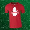 Custom Personalised Christmas Snowman Gift Unisex Kids/adults T-shirt Tee