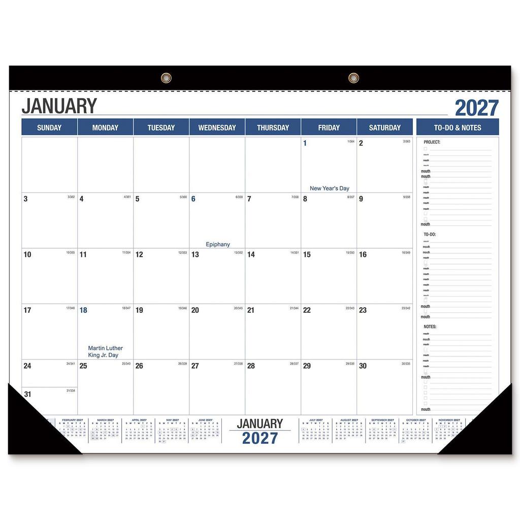 Extra Large English Wall Calendar: Bestselling Countdown Calendar for 2026-2027