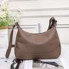 Damen Umhängetasche aus Rindsleder mit großem Fassungsvermögen, modisch, schlicht, praktisch und großzügig, Tasche aus weichem Leder