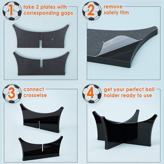 Display Stand Creative Practical Detachable Football Basketball Rugby Support Base for Home