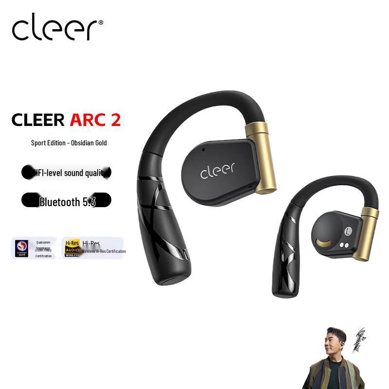 Cleer Arc II Open-Ear Adaptive ANC Sports Earbuds