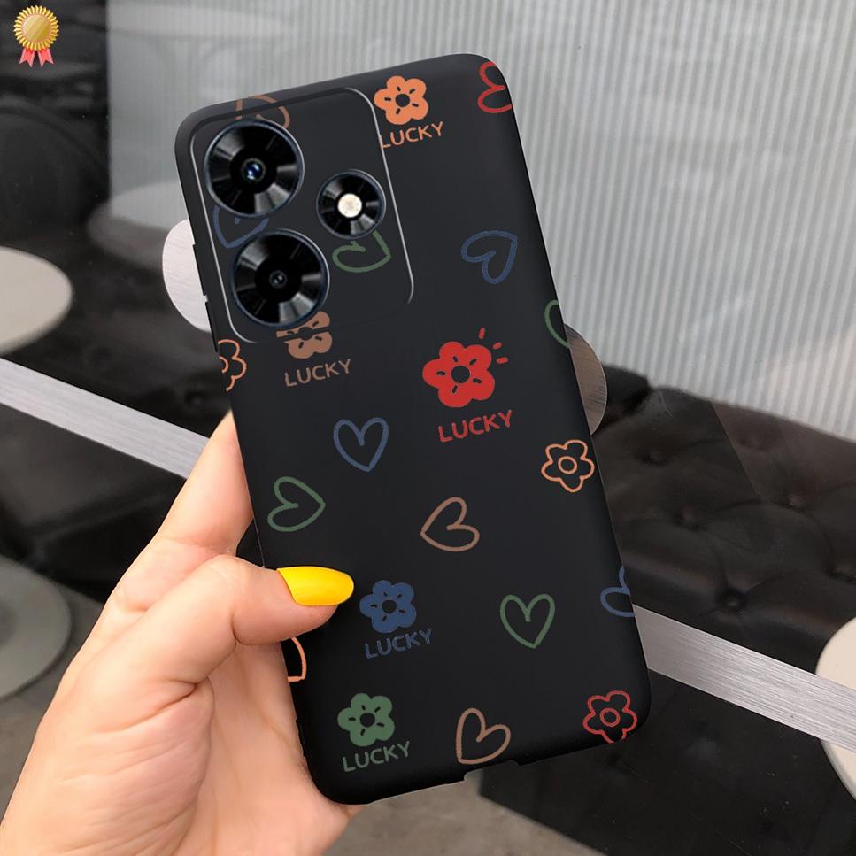 For Infinix Hot 30 Play 30i 4G Case Cute Astronaut Painted TPU Silicone Shockproof Cover For Infinix Hot 30 Play 30i Phone Case