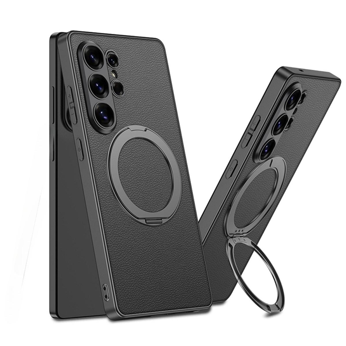 Electroplate Magnetic Rotating Ring Holder Phone