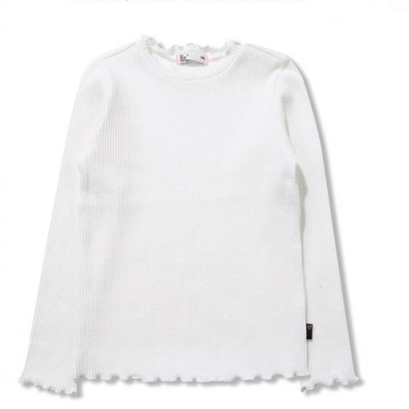 [romance] Girls  Ribbed T shirT Ow