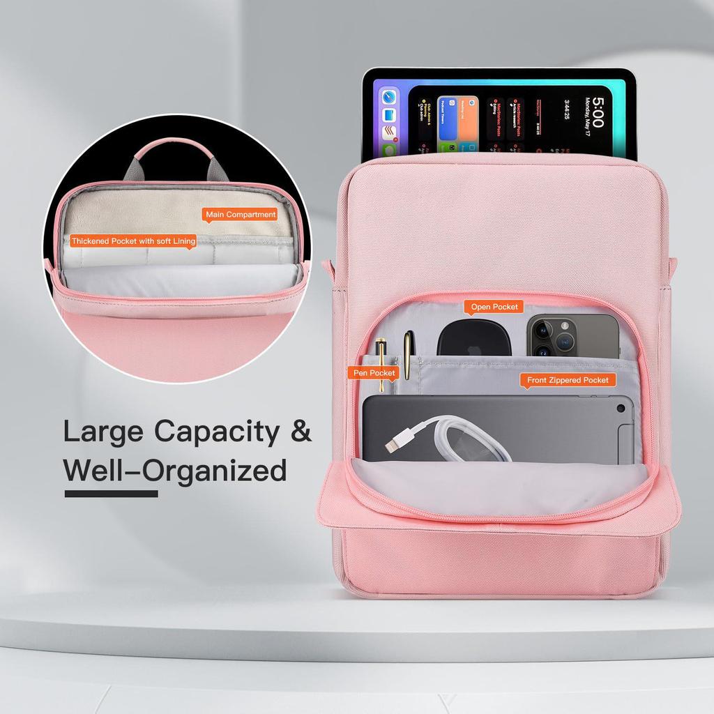 Protective Crossbody Case for 9.8-13.3 Inch Apple Laptops and Tablets