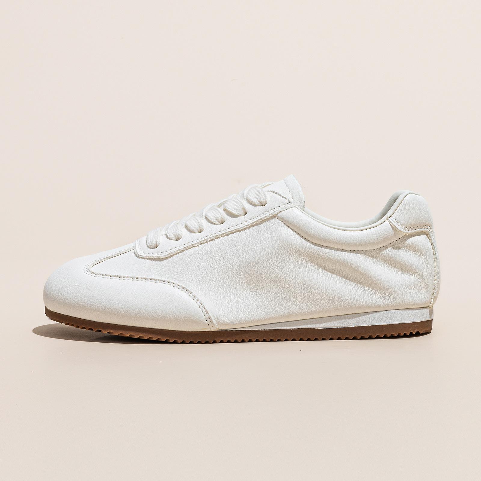 

Women s summer new breathable comfortable casual sports leather versatile single shoes 35