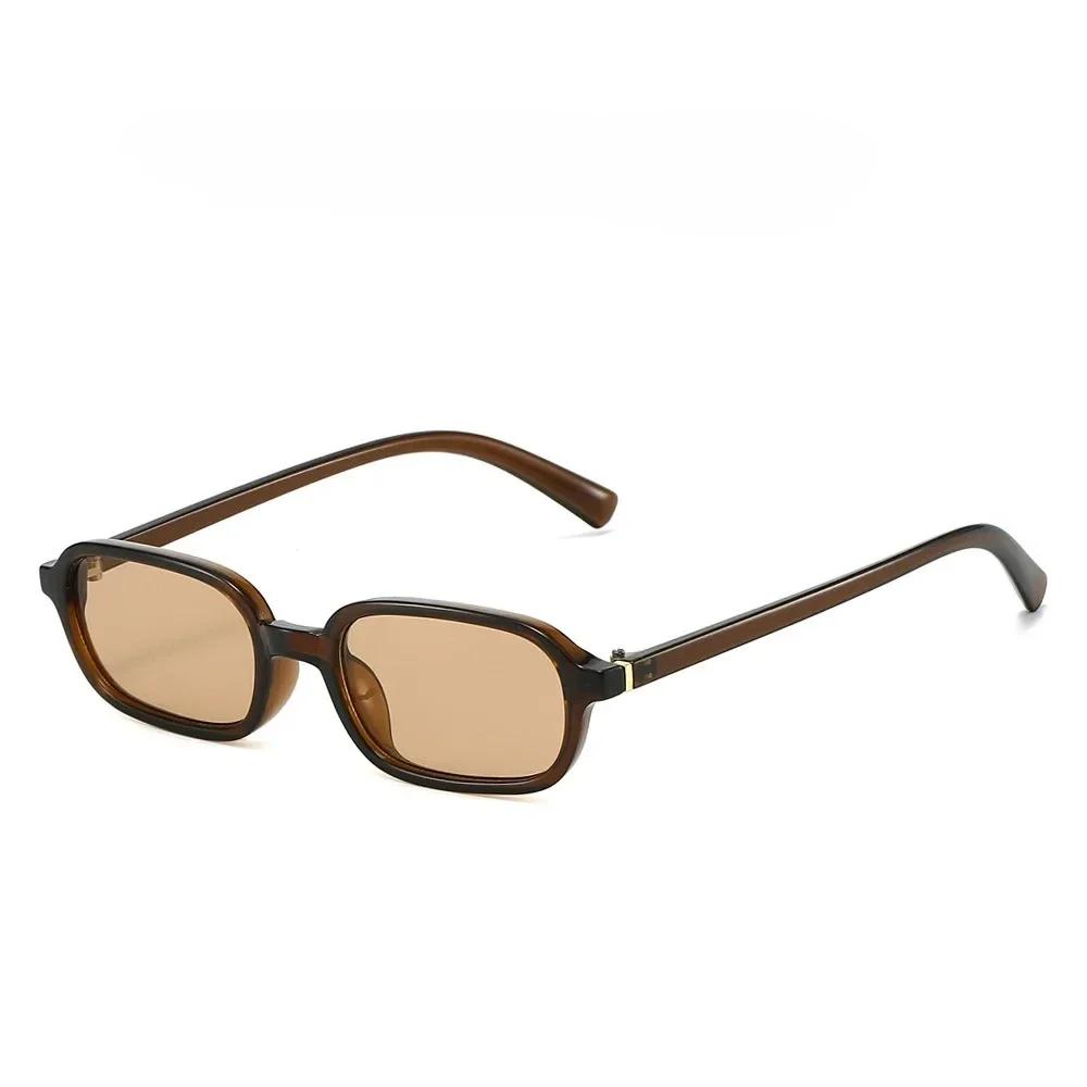 Fashionable and Personalized Small Frame UV Resistant Sunglasses Unisex Versatile Design Essential Sunscreen for Outdoor Travel