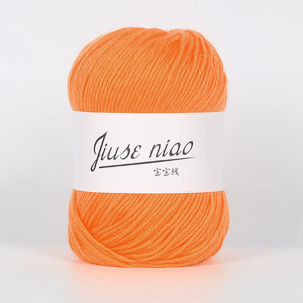 6-strand Pure Cotton Thin Yarn for Crochet Hand Stitching Knitting Baby Threads