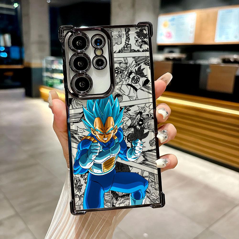 Gogeta Goku Cartoon Dragons Balls Coque For Galaxy S26 Phone Case For Samsung S26 S25 S24 S23 S21 Ultra S20 FE S25 Plus 5G Cover