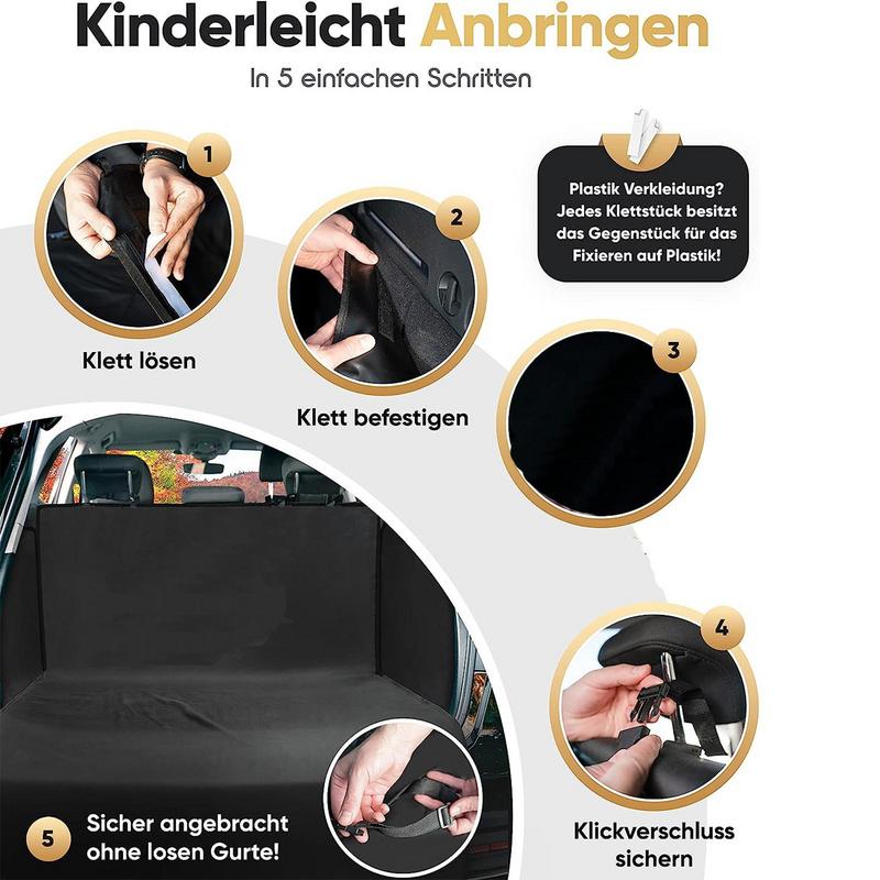 Car Pet Seat Cover Back Seat Heavy Duty Dog Hammock Seat Cover For Animals Anti-Slip Foldable Pet Trucks Protector Resists Dirt