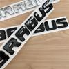 Schwarzes Brabus Schriftzug Logo Emblem für Mercedes G, E, C, S-Klasse
