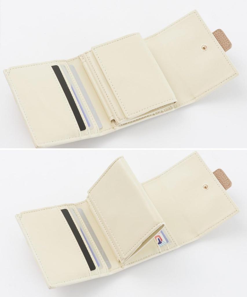 Ivory Wallet for Women Compact Mini Small Popular Foldable Easy to Large Coin Flap Closure [Altorose] Tri-fold - Wallet, Wallet, Wallet, Quilted,