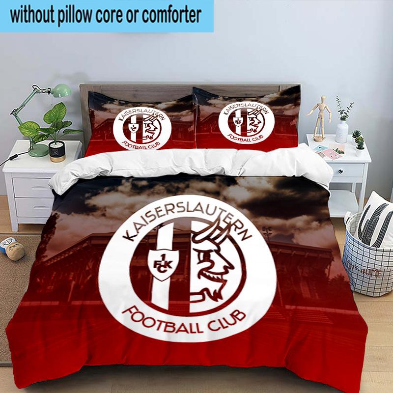 Kaisers-lautern Football Club 3PCS Bedding set,Ideal for1pc Duvet Cover And 2pcs Pillowcases Perfect for Christmas gift,Ideal for Bedroom, Dormitory