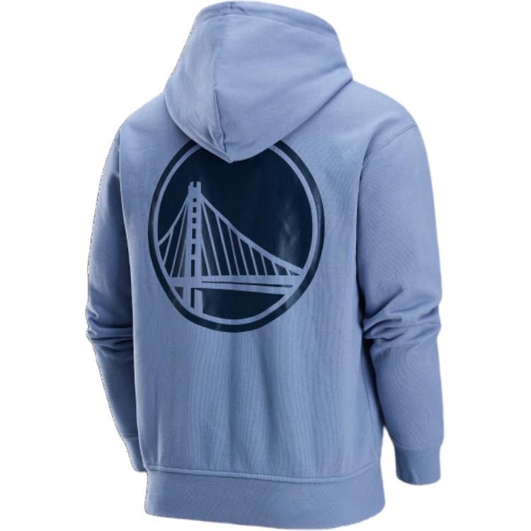 Jordan Men's Golden State Warriors Courtside NBA Fleece Hoodie Ashen Slate FV8253-493