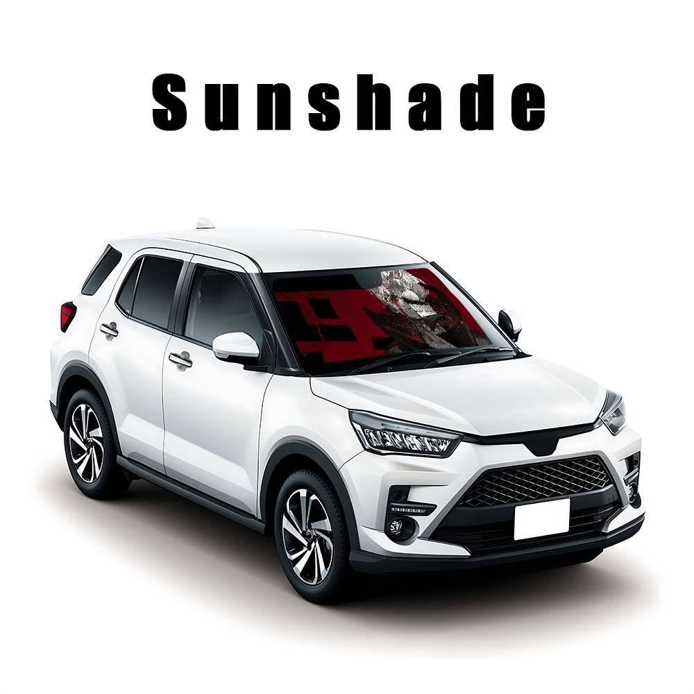 Anime D-Dandadan Car SunShade Car Sunshade Covers Cover Universal Windscreen Folding Visor