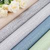 10 Meter 3D Linen Self-adhesive  PVC Solid Color Thickened Waterproof Background Wall Linen Flat Design Decor Wall Sticker