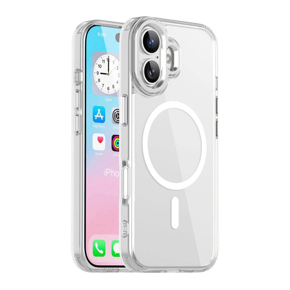 KEYSION Stoßfestes Transparentes Case für MagSafe für iPhone 17 17 Air Weiches TPU+PC Magnetisches Kabelloses Laden Telefon HD Klare Hülle