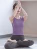 Women's New Style Red Yoga Tank Top with Chest Pads - Slimming, Bright Pilates Sportswear