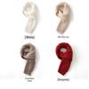 Simple! Unisex Cable Knit Cashmere Scarf: Winter Thick & Versatile Neck Warmer