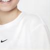 Nike Sportswear Essentials Series T-Shirt Soft Comfortable Casual Versatile Short Sleeve Kids Tops White FZ5559100