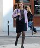 CITYBREEZE Wool Monoline Skirt_Navy