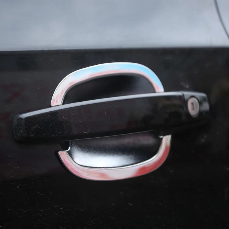 Neue Auto-Türgriff-Schüssel-Abdeckungs-Ordnung, passend für Chevrolet Cruze 2009–2014 Aveo Captiva Spark Buick Excelle, 4 Stück pro Set, Auto-Styling