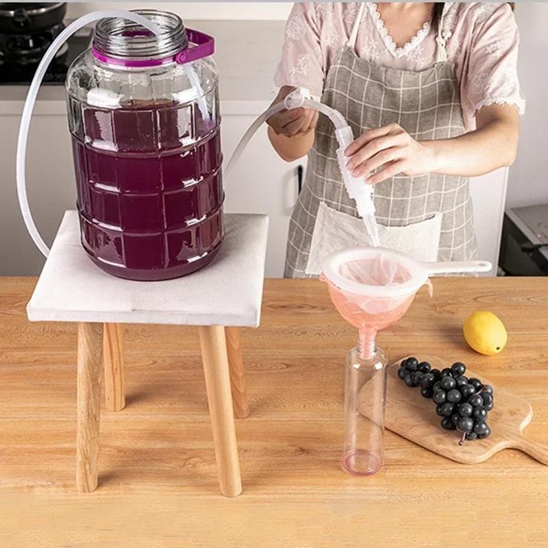 Practical Wine Making Filter Home Brewing Hose Wine Beer Making Tool Food Grade Materials Selling Hand Hop Knead Siphon Filter