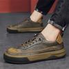 High Quality Leather Casual Shoes for Men Flats Sneakers Luxury Brand Men Tennis Shoes Office Footwear Trend Platform Men‘s Shoe