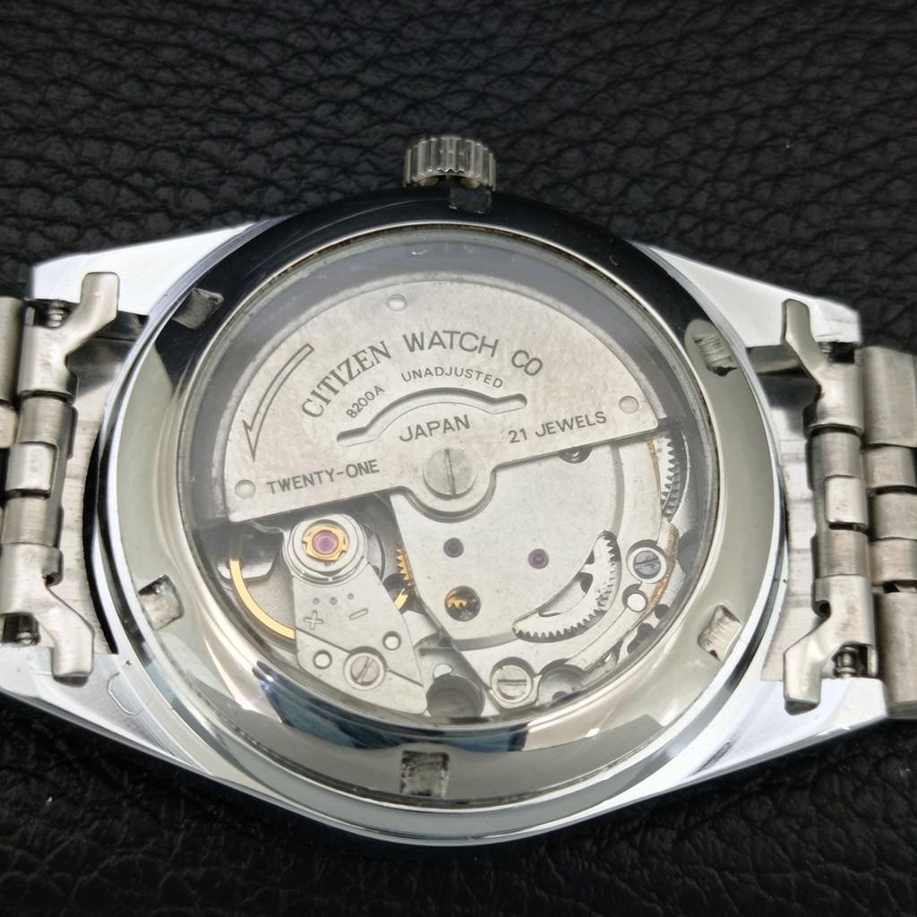 VINTAGE CITIZEN AUTOMATIC REFURBISHED JAPAN MENS SILVER DIAL WATCH a446862-1