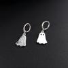 Fashionable Punk Ghost Pendant Earrings Suitable For Men And Women Creative And Cute Halloween Party Jewelry Gifts