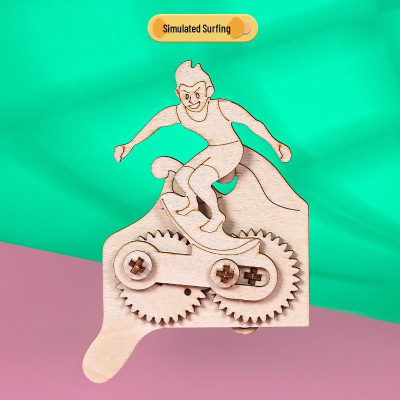 DIY Handmade Eccentric Wheel: STEAM Surfing Physics Model Experiment