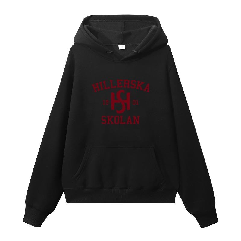 Young Royals Hillerska Skolan Hoodie Autumn Vintage Unisex Pullover Men Vintage Graphic Hoody Tops Oversize Clothing
