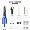 Cordless Electric Rivet Gun Riveting Tool 2.4mm-4.8mm Rivet Nut Gun Drill Adapter Insert Nut Pull Rivet Tool