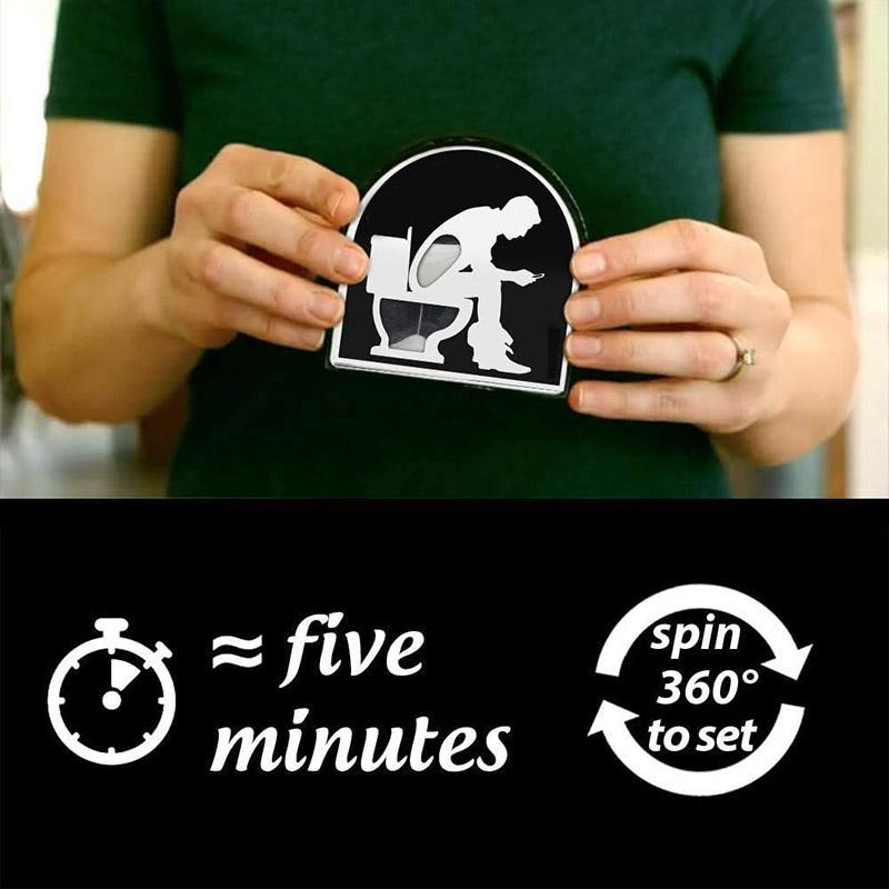 Toilet Hourglass Timer 5 Minute Restroom Sand Clock Prevent Procrastination Manage Time Countdown Birthday Christmas Funny Gifts