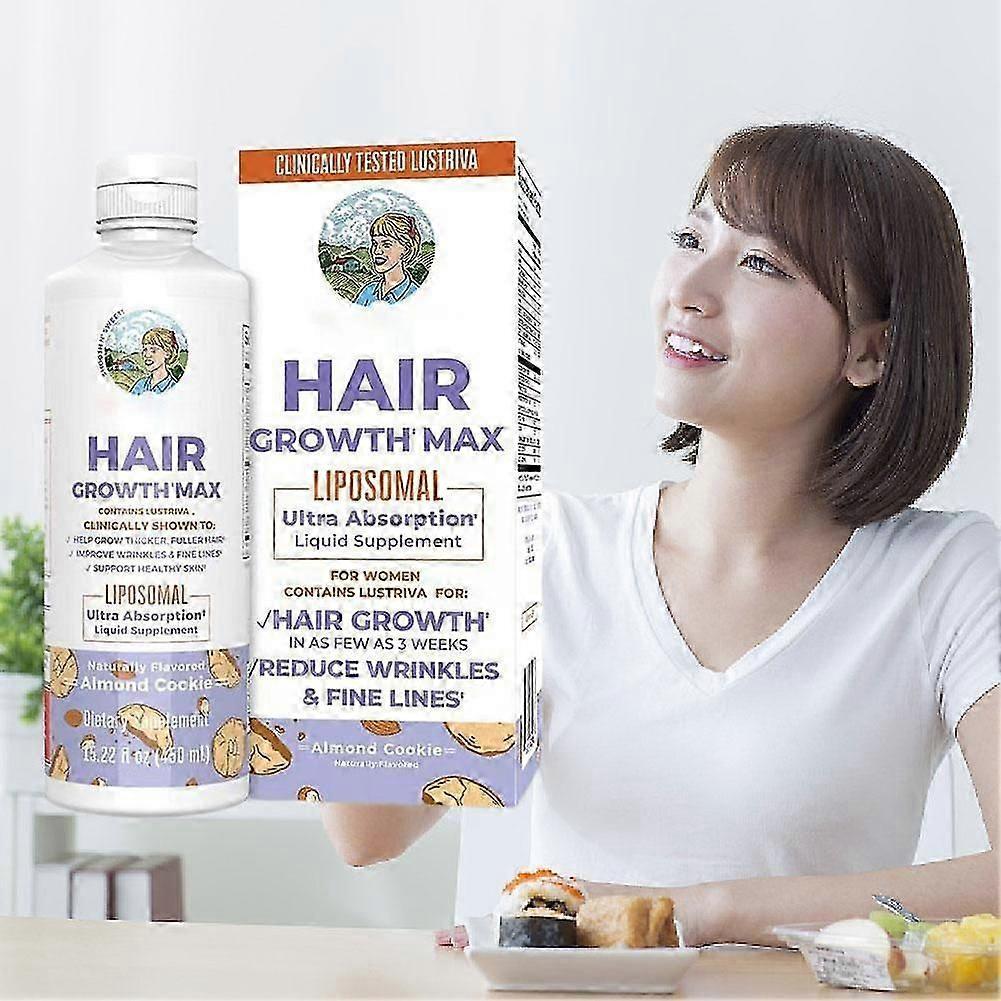 1/2/3x 2025NEW Mary Ruths Womens Hair Growth MAX Lipsomal With Lustriva (15.22 Fl Oz.)