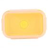 500ml Silicone Collapsible Portable Lunchbox Bowl Folding Food Storage Container Yellow