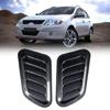 2-pack ABS Dekorativa Bilhuvsventiler Luftintagsskydd Lämpliga för Minskning av Vindhastighet och Förbättring av Fordonsbalans