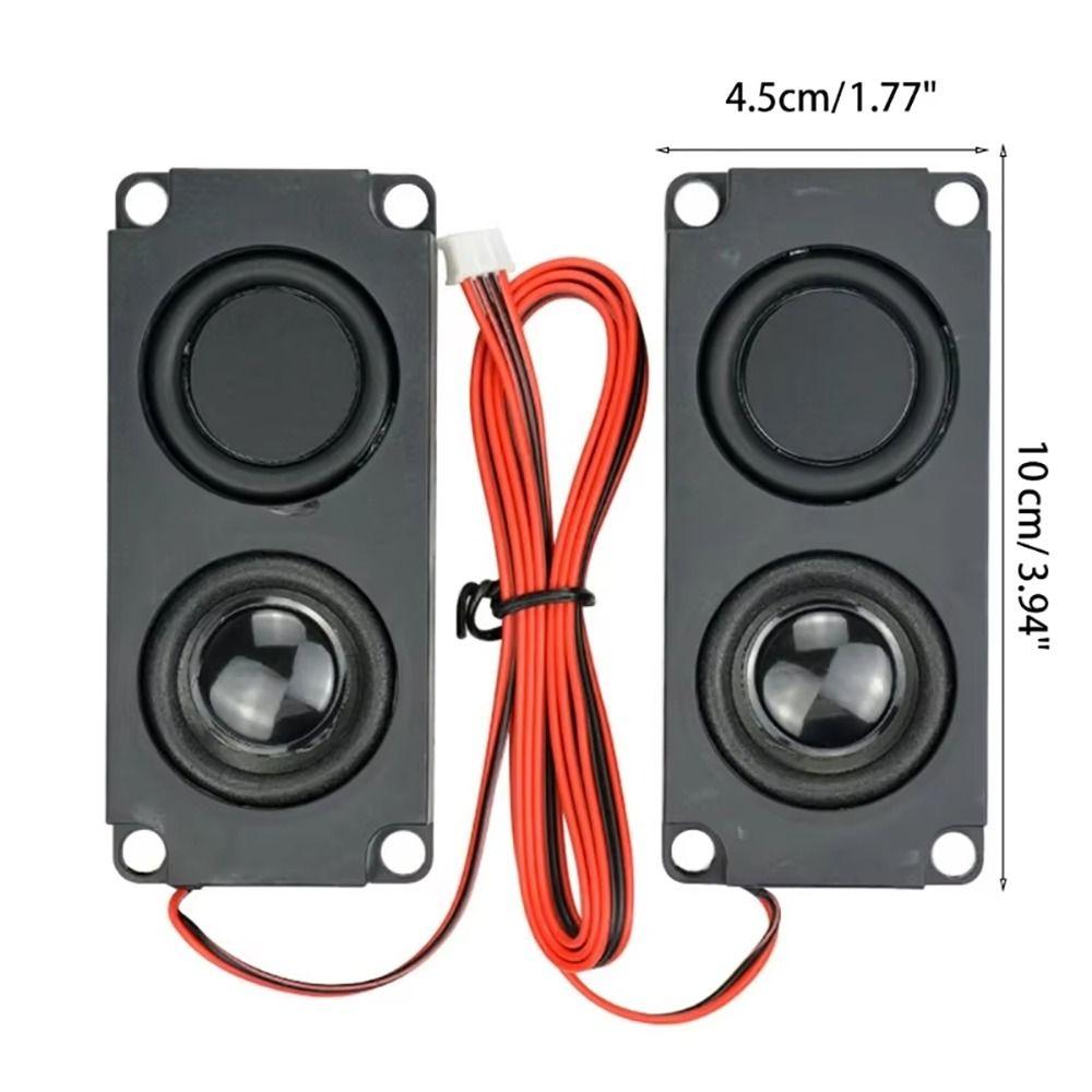 2Pcs 40mm Audio Cavity Speaker  for LED TV Monitor Portable Audio Equipment