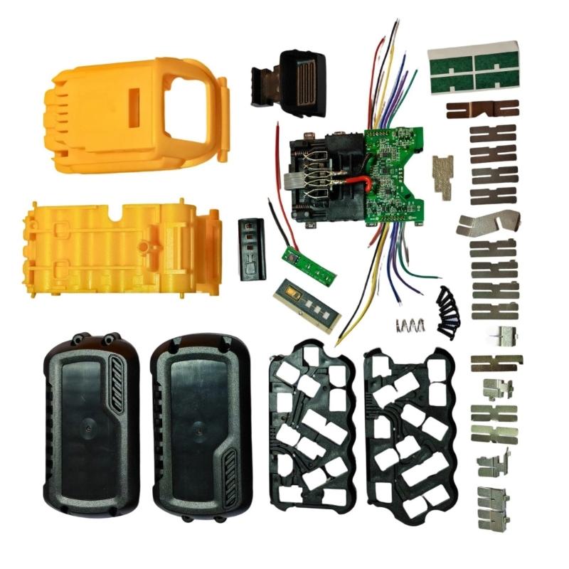 Replacement Battery Case for DeW 20V/60V DCB609 DCB606 18650 Tool for Multiple Models