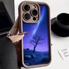 Shockproof Phone Case For Xiaomi Redmi Note 14 13 12 11 10 9 8 7 Pro/Plus Anti-Drop Protect Lonely Starry Sky Tree Protect Cover