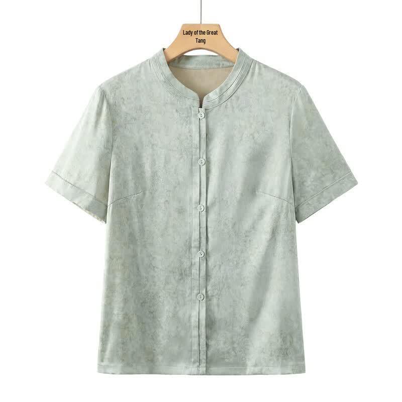 Datang Furen Mid-Age Women s Summer Blouse & Trousers Set XL
