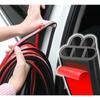 B-Type Double Layer Car Sound Insulation Sealing Strip for Noise Reduction