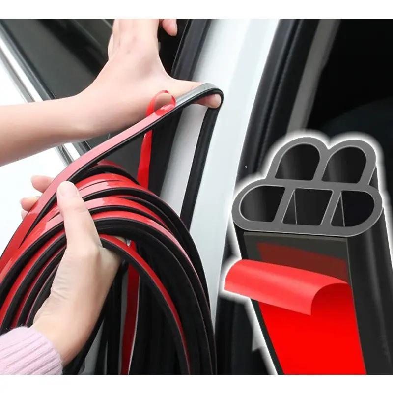 B-Type Double Layer Car Sound Insulation Sealing Strip for Noise Reduction