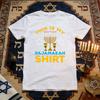 Unisexora Jüdisches Chanukka Das Ist Mein Schlafanzug T-Shirt Damen Unisex Lässige Baumwolle Grafik T-Shirts Jüdisches Fest Kurzarm