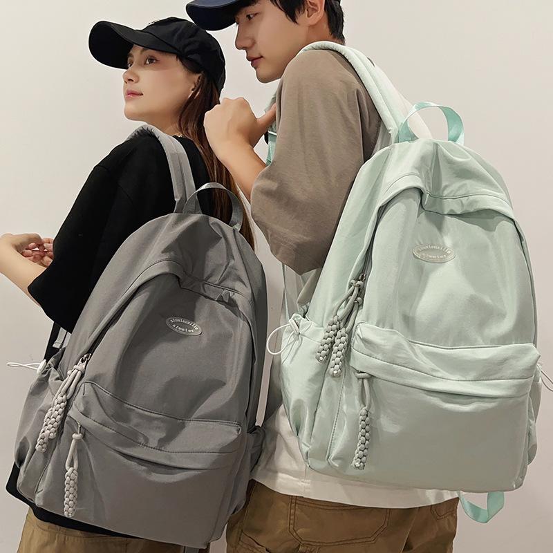 Schoolbag School Bag Elementary School Girls Junior High School Students High School Students College Boys Backpack Wholesale Alphabet Backpack