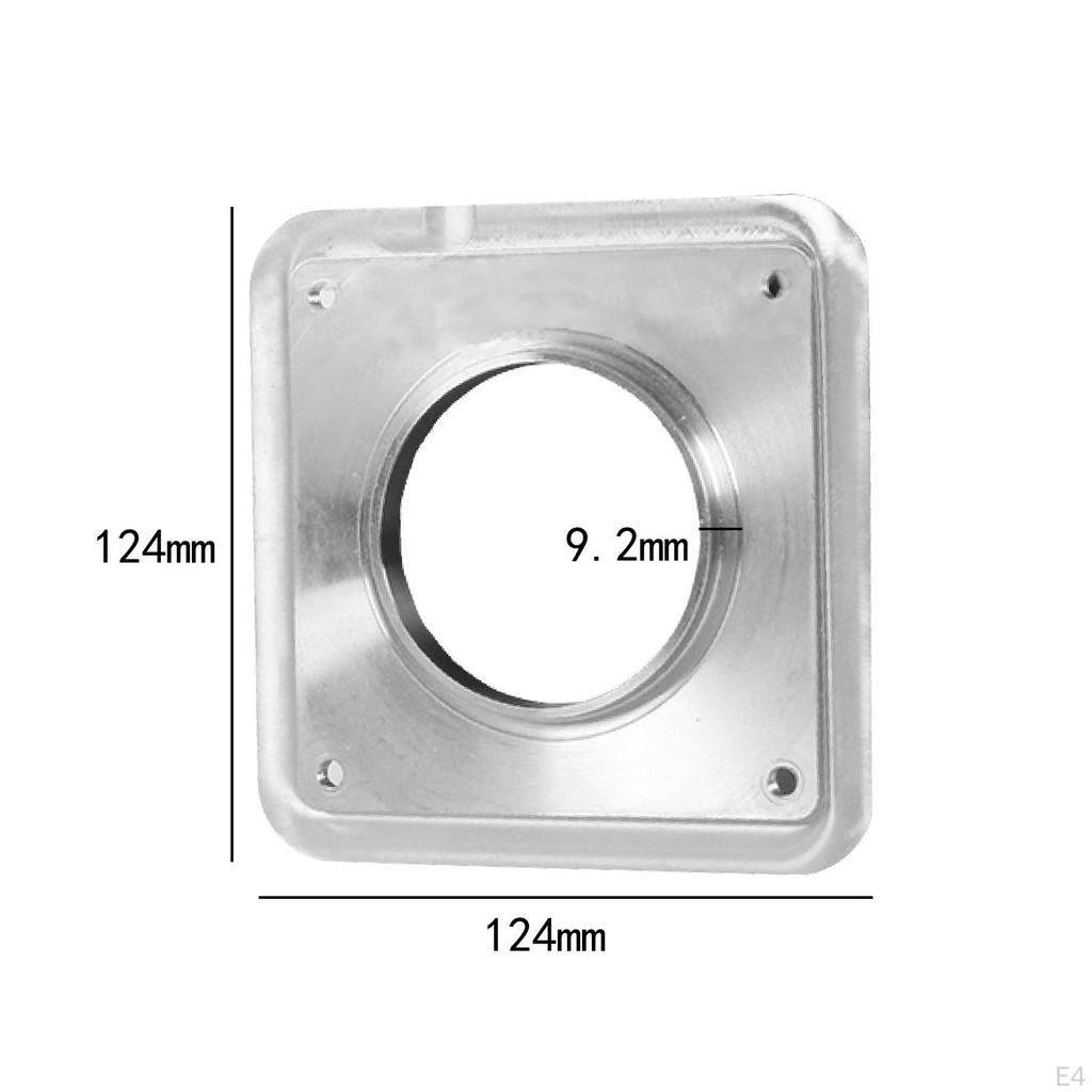 RV Waste Valve Flange Easy Installation Accessory, Directly Replace Dump for